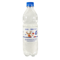 Flesjes water met kerst etiket - 500 ml
